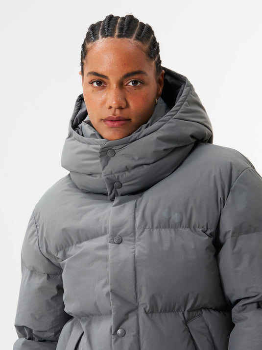 Pinqponq Puffy Parka - Storm Grey (Female) Neueste Mode