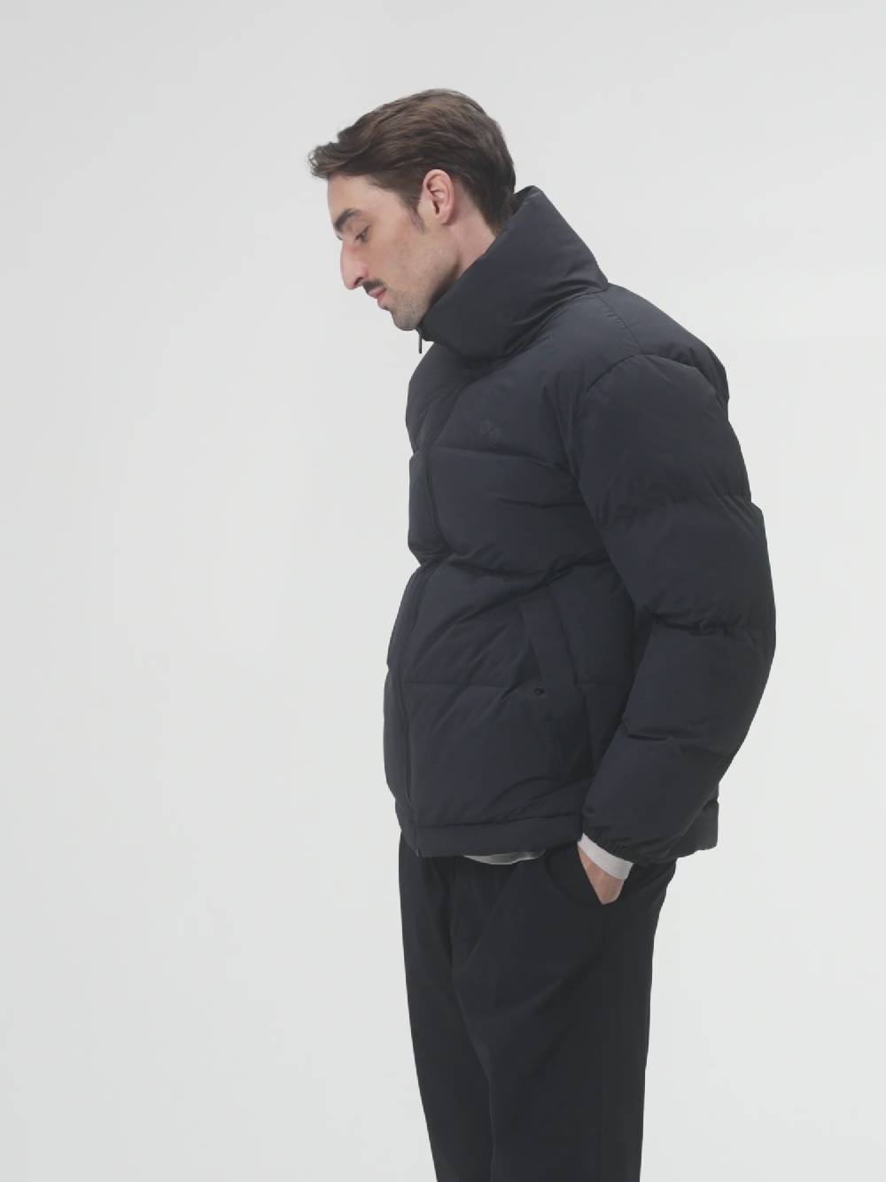 Pinqponq Puffer Jacket - Peat Black (Unisex) Online Outlet