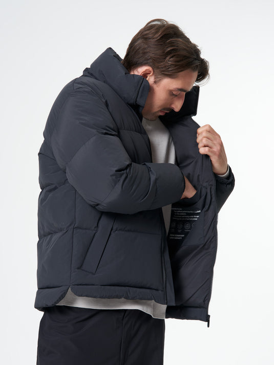 Pinqponq Puffer Jacket - Peat Black (Unisex) Online Outlet