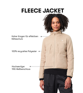 Pinqponq Fleece Jacket - Caramel Khaki (Female) Blitzangebot