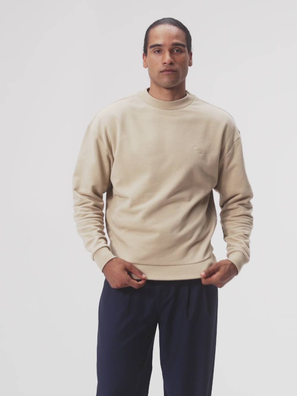 Pinqponq Sweatshirt - Caramel Khaki (Unisex) Tägliche Deals