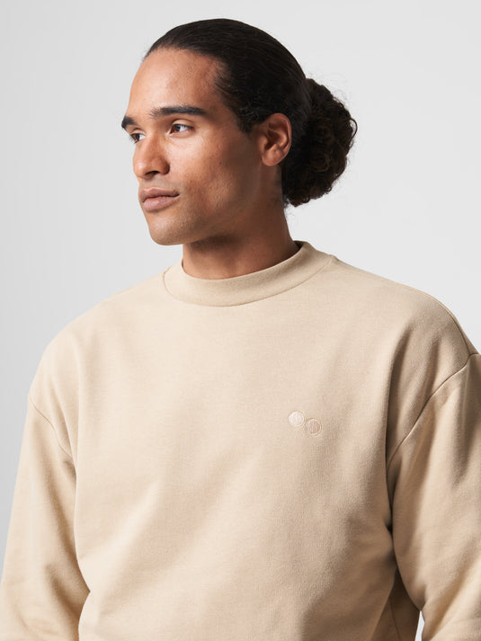 Pinqponq Sweatshirt - Caramel Khaki (Unisex) Tägliche Deals