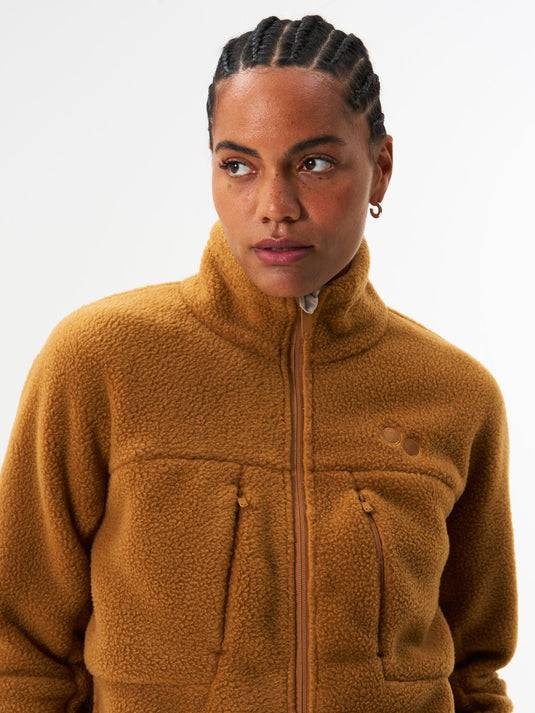 Pinqponq Fleece Jacket - Ginger Biscuit (Female) Riesige Ersparnisse