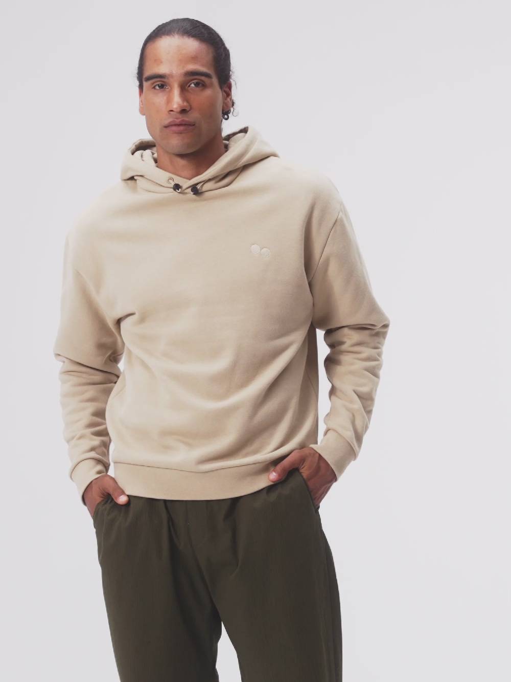 Pinqponq Hoodie - Caramel Khaki (Unisex) Begrenzte Freigabe