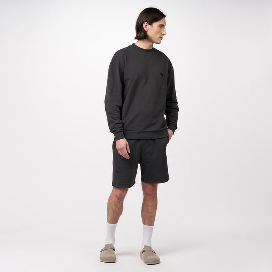 Pinqponq Sweatshort - Peat Black (Unisex) Letzte 2 Tage