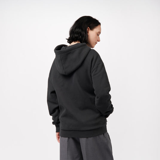 Pinqponq Zipped Hoodie - Peat Black (Unisex) Bis zu 50% Rabatt