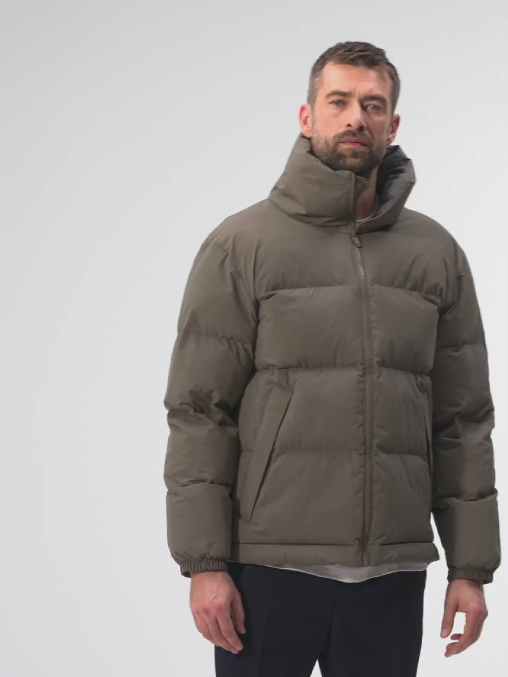 Pinqponq Puffer Jacket - Coffee Brown (Unisex) Bis zu 65% Rabatt