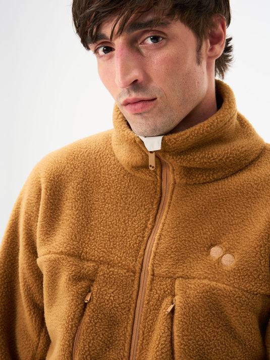 Pinqponq Fleece Jacket - Ginger Biscuit (Male) Fabrikladen