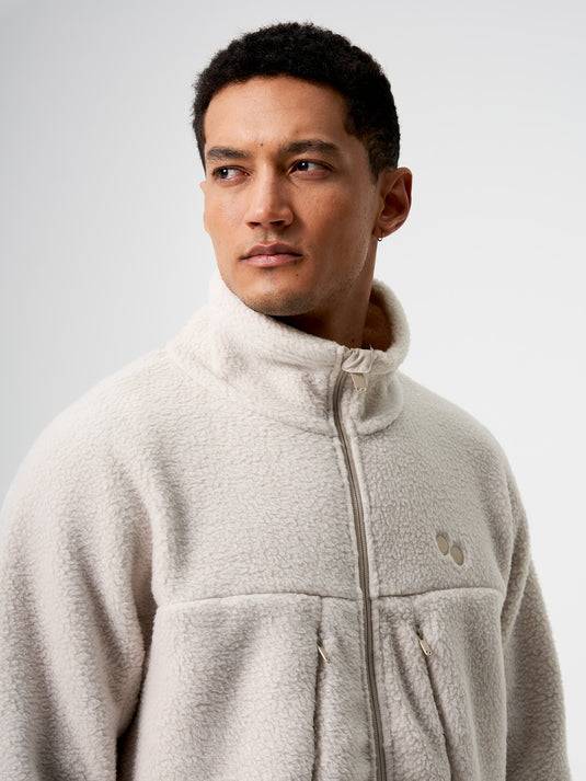 Pinqponq Fleece Jacket - Cliff Beige (Male) Speichern exportieren