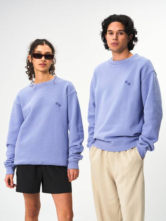 Pinqponq Sweatshirt Cotton - Pool Blue (Unisex) zollfrei