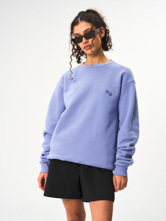 Pinqponq Sweatshirt Cotton - Pool Blue (Unisex) zollfrei