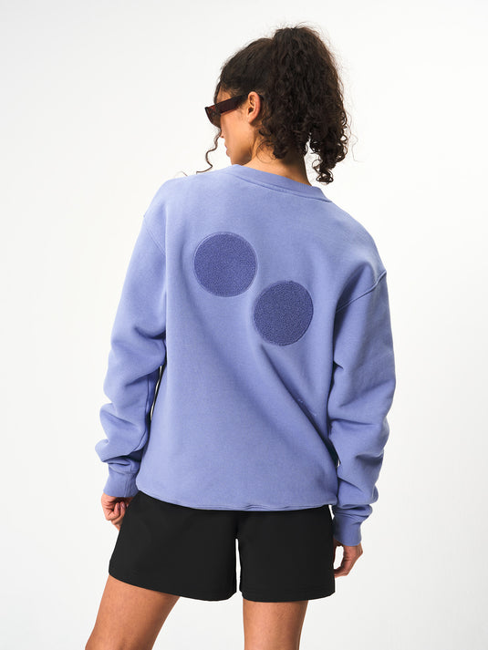 Pinqponq Sweatshirt Cotton - Pool Blue (Unisex) zollfrei