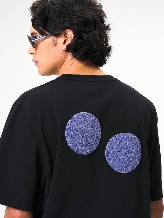 Pinqponq T-Shirt Cotton - Black Frottee Pool (Male) 50% Rabatt für begrenzte Zeit