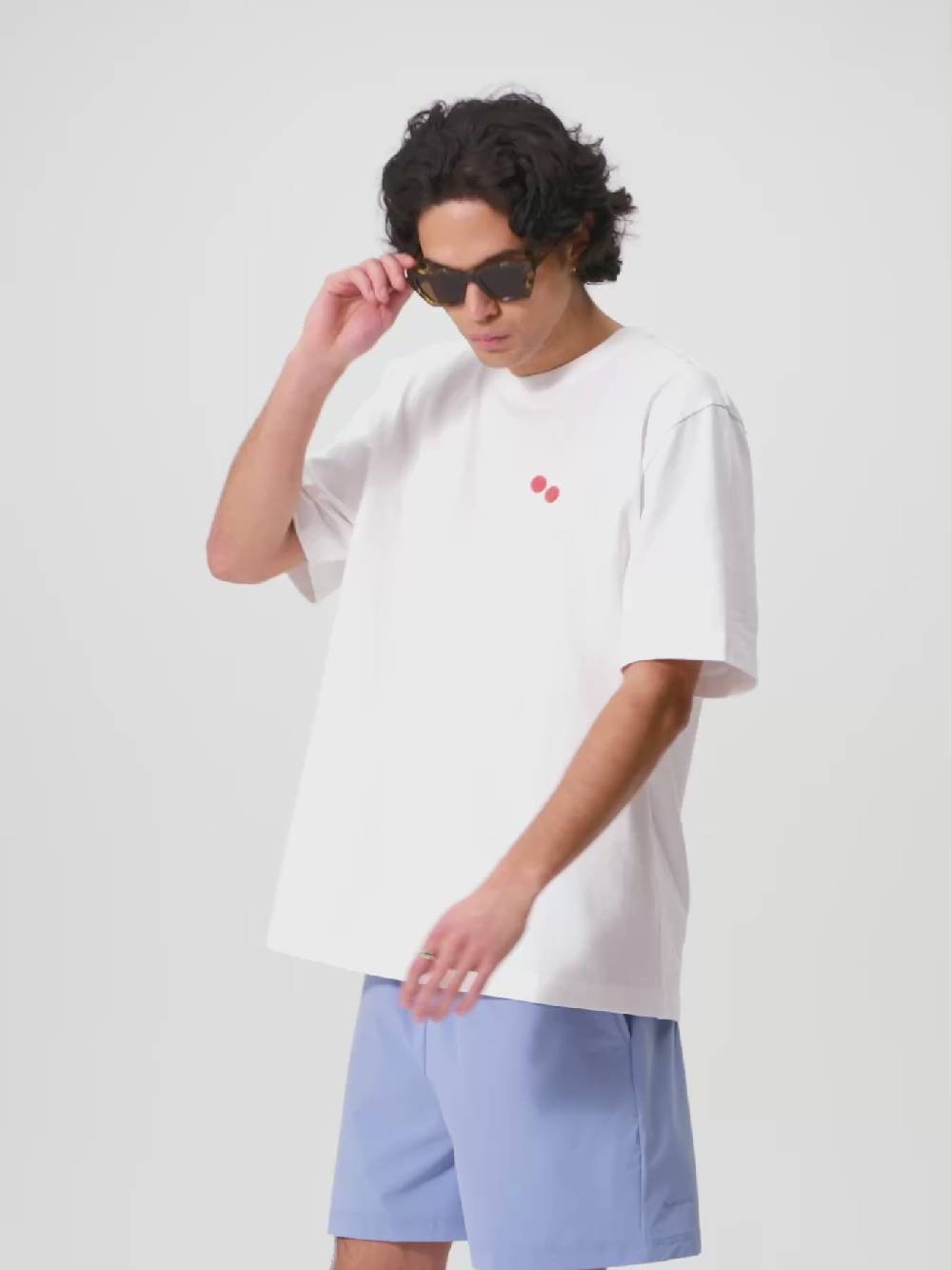 Pinqponq T-Shirt Cotton - White Frottee Watermelon (Male) 2025