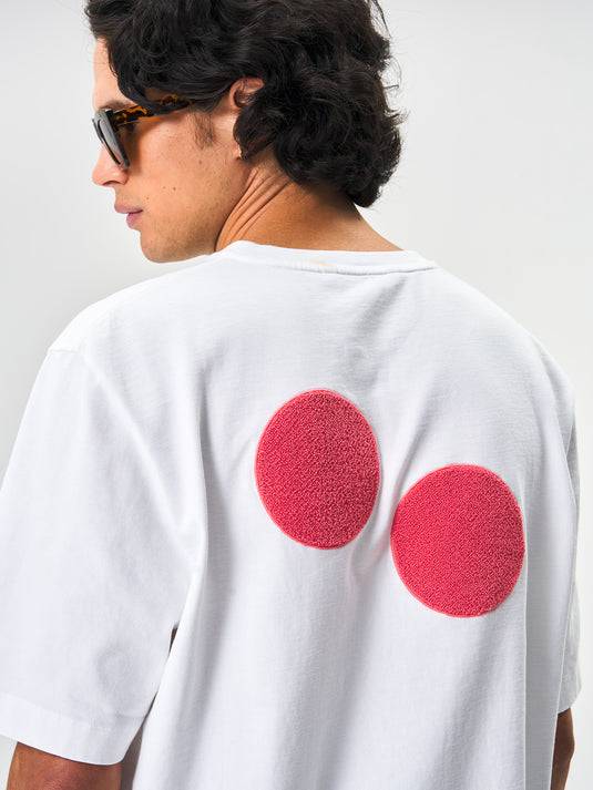 Pinqponq T-Shirt Cotton - White Frottee Watermelon (Male) 2025