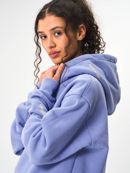Pinqponq Hoodie Cotton - Pool Blue (Unisex) Outlet