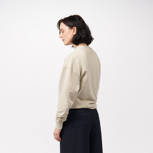 Pinqponq Sweatshirt - Cliff Beige (Unisex) Fabrikverkauf