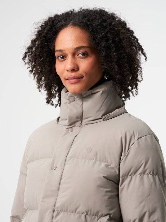 Pinqponq Puffy Parka - Cement Taupe (Female) Vatertagsangebot