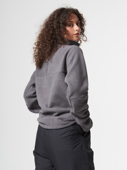 Pinqponq Fleece Pullover - Graphite Grey (Unisex) Valentinstagsangebot