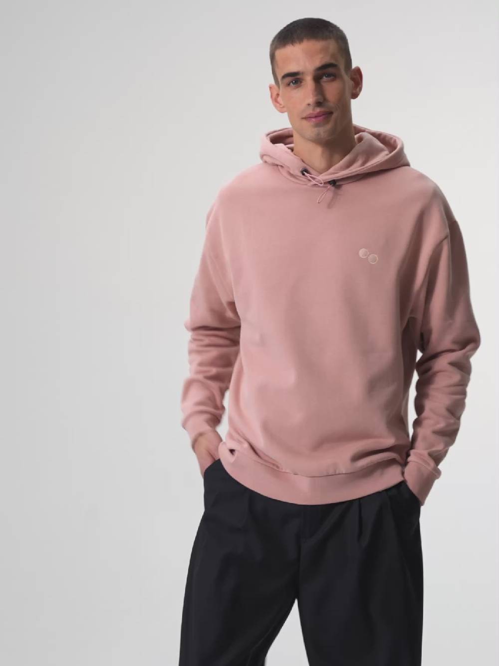 Pinqponq Hoodie - Ash Pink (Unisex) Jubiläumsangebot