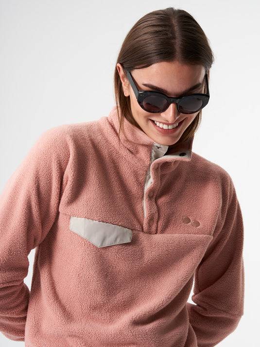 Pinqponq Fleece Pullover - Ash pink (Unisex) Heißer Verkauf