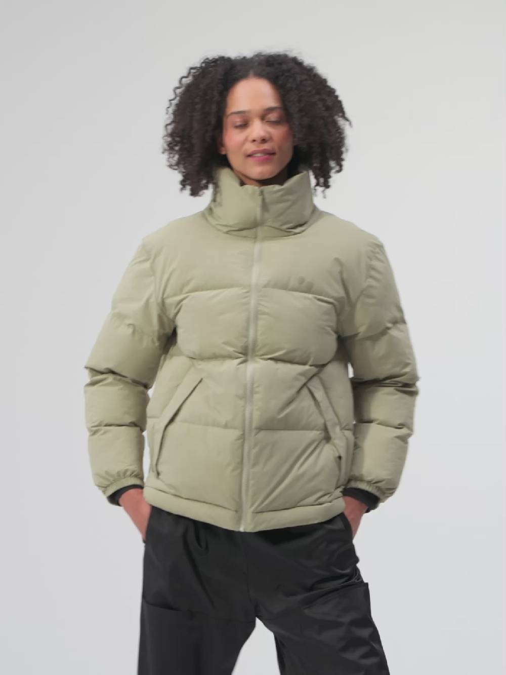 Pinqponq Puffer Jacket - Reed Olive (Unisex) Neueste Mode