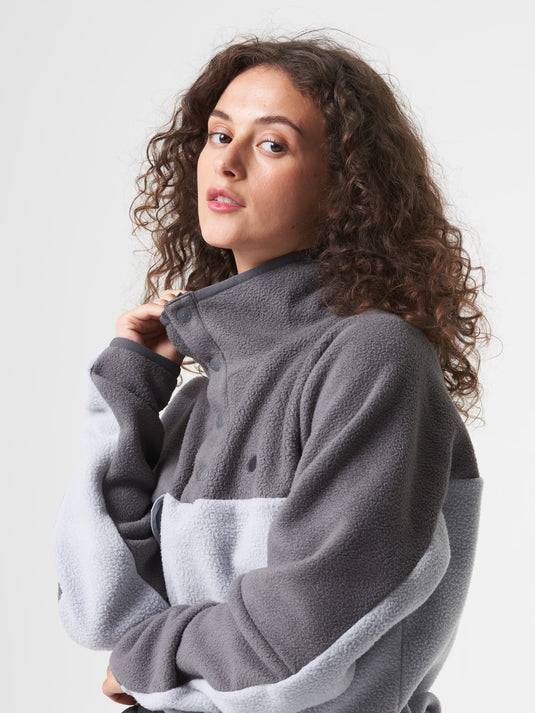 Pinqponq Fleece Pullover - Tune Graphite (Unisex) Zeitlich begrenztes Angebot
