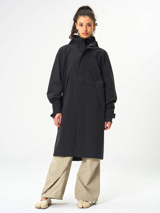 Pinqponq Aestech Rain Parka - Peat Black (Unisex) Blitzangebot
