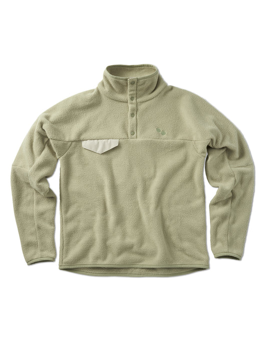 Pinqponq Fleece Pullover - Reed Olive (Unisex) Große Rabatte