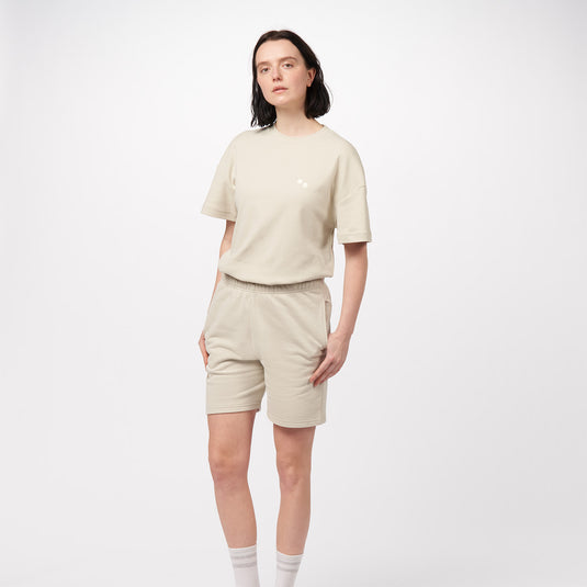 Pinqponq Sweatshort - Cliff Beige (Unisex) Bestseller