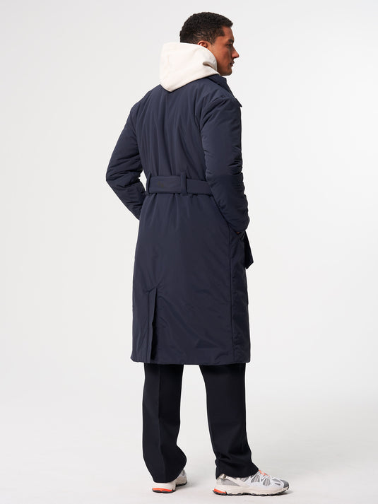 Pinqponq Padded Trench Coat - Fjord Navy (Unisex) Tiefpreis