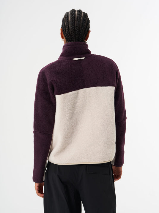Pinqponq Fleece Jacket - Tune Plum (Female) Super Sparpreis