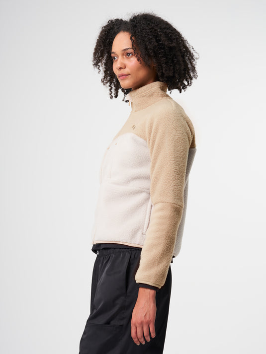 Pinqponq Fleece Jacket - Tune Khaki (Female) Kostenlose Rückgabe