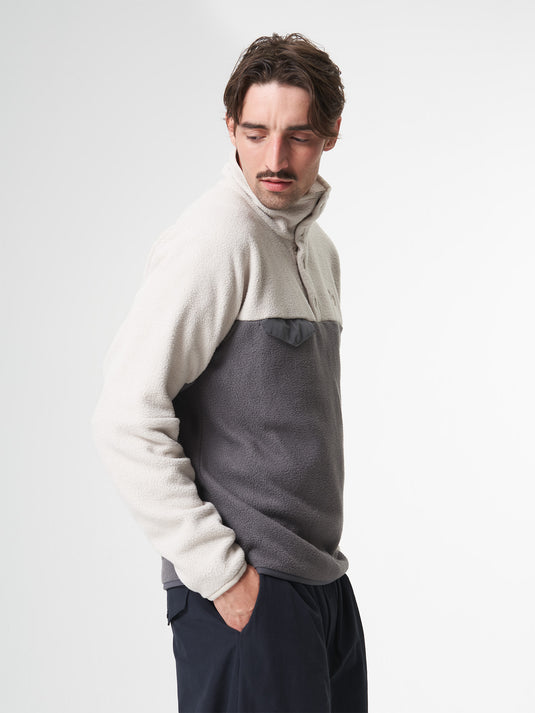 Pinqponq Fleece Pullover - Tune Beige (Unisex) Neueste Stile