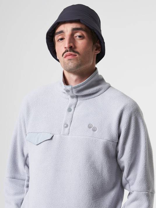 Pinqponq Fleece Pullover - Iced Grey (Unisex) Black Friday Preise