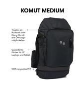 Pinqponq Komut Medium - Pure Black Fabrikpreis