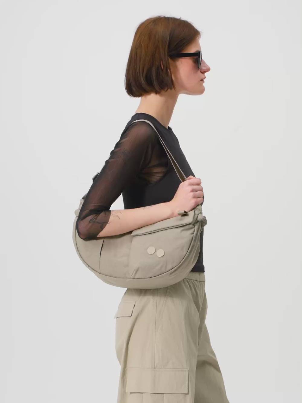 Pinqponq Krumm Medium - Crinkle Taupe Neueste Mode