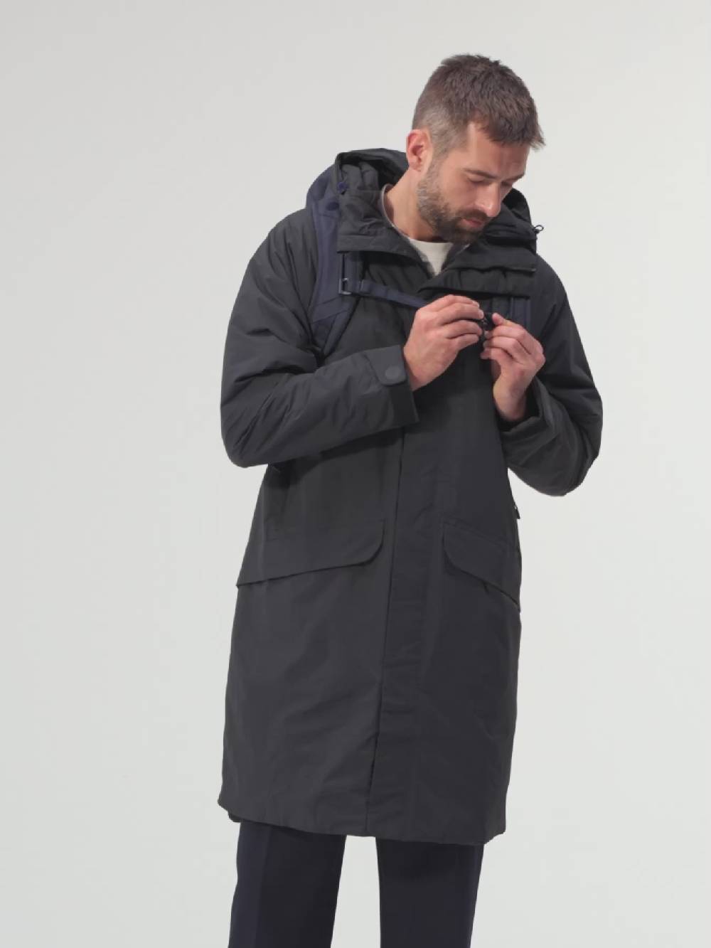 Pinqponq Blok Large - Fjord Navy Rabatt