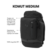 Pinqponq Komut Medium - Solid Black Heißer Verkauf