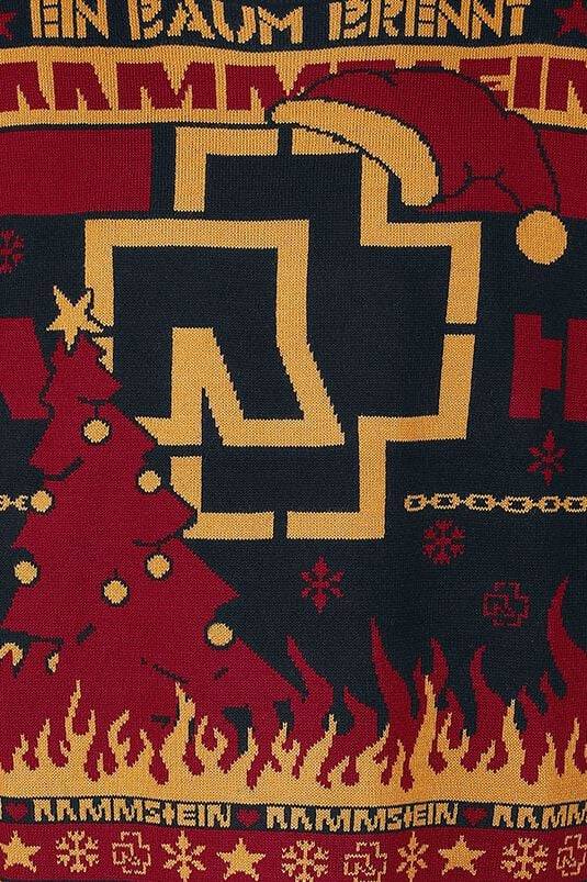 EMP "Holiday Sweater 2020" Weihnachtspullover multicolor von Rammstein Riesige Ersparnisse