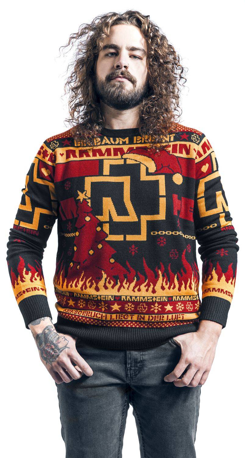 EMP "Holiday Sweater 2020" Weihnachtspullover multicolor von Rammstein Riesige Ersparnisse