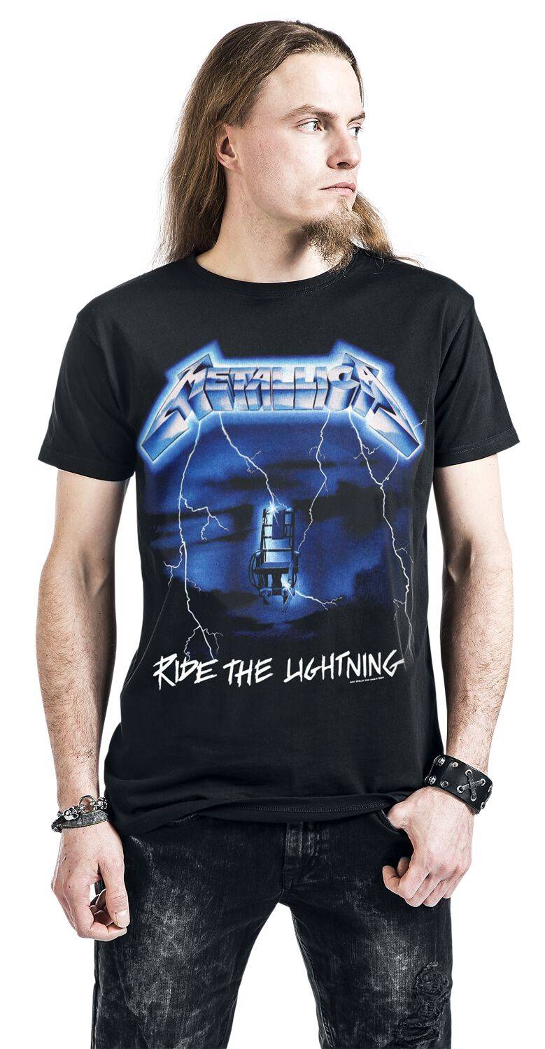 EMP "Ride The Lightning" T-Shirt schwarz von Metallica Tiefpreis