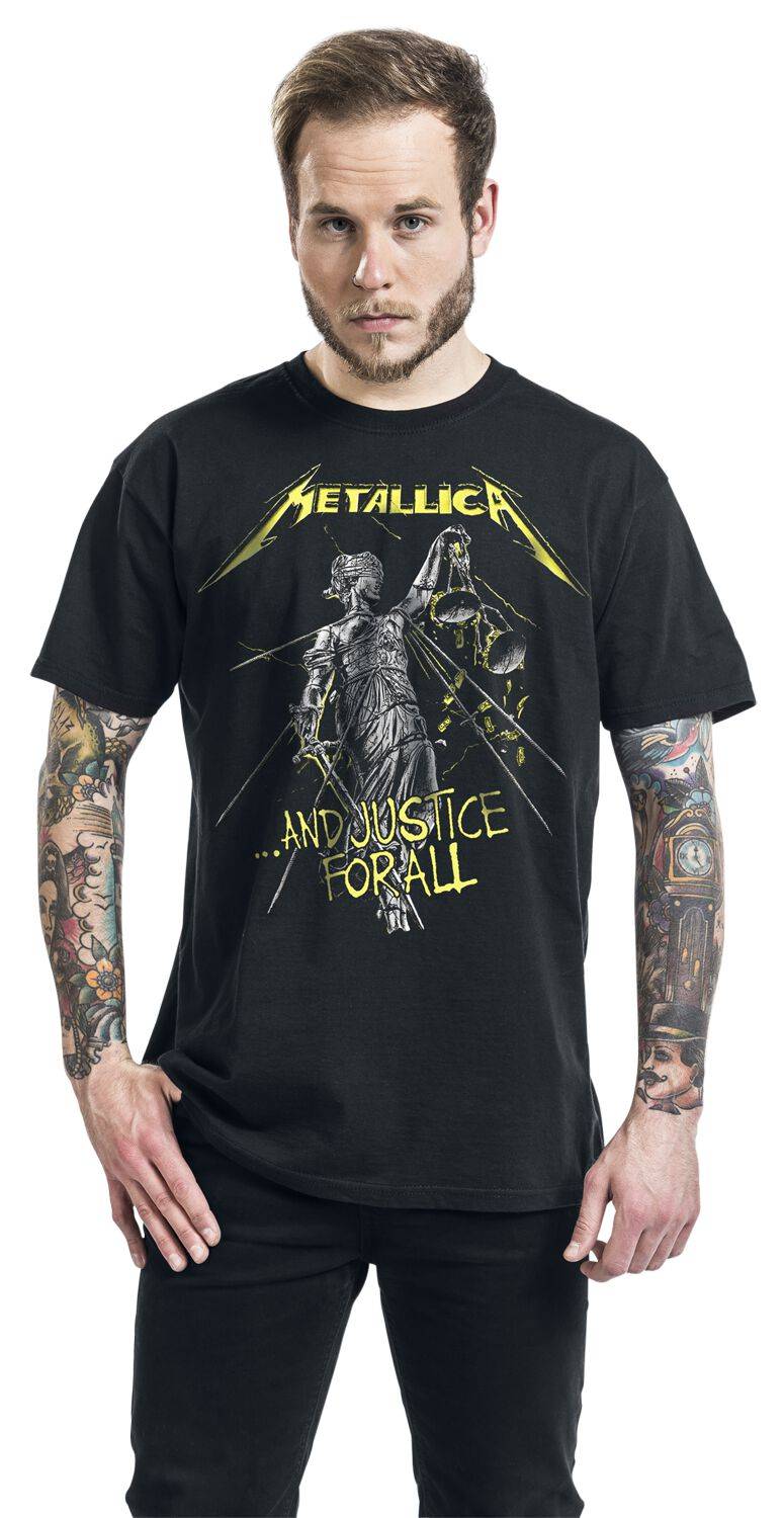EMP " And Justice For All - Tracklist" T-Shirt schwarz von Metallica Super Sparpreis