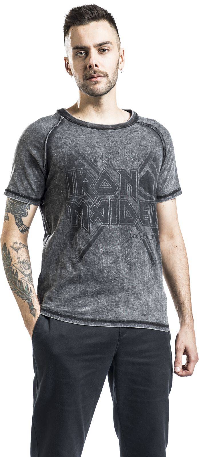 EMP "EMP Signature Collection" T-Shirt dunkelgrau/grau von Iron Maiden Wochenangebot