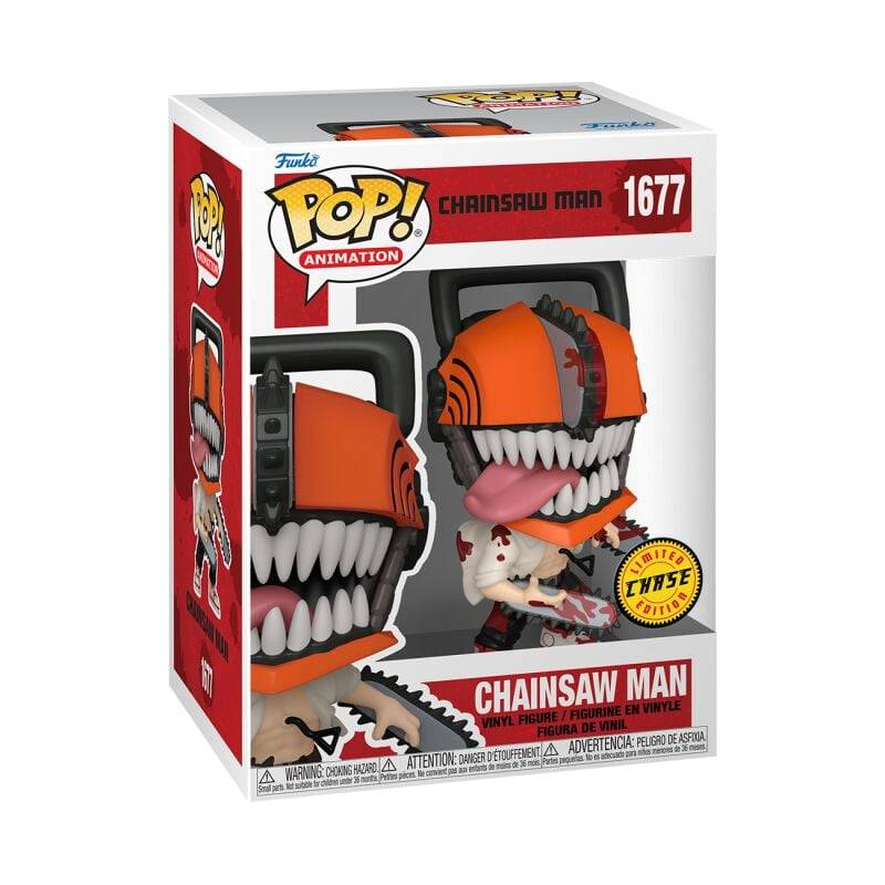 EMP "Chainsaw Man (Chase Edition möglich!) Vinyl Figur 1677" Funko Pop! multicolor von Chainsaw Man JETZT KAUFEN