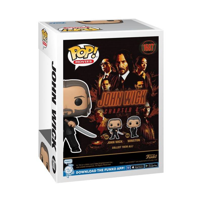 EMP "4 - John Wick Vinyl Figur 1687" Funko Pop! multicolor von John Wick Bis zu 60% Rabatt