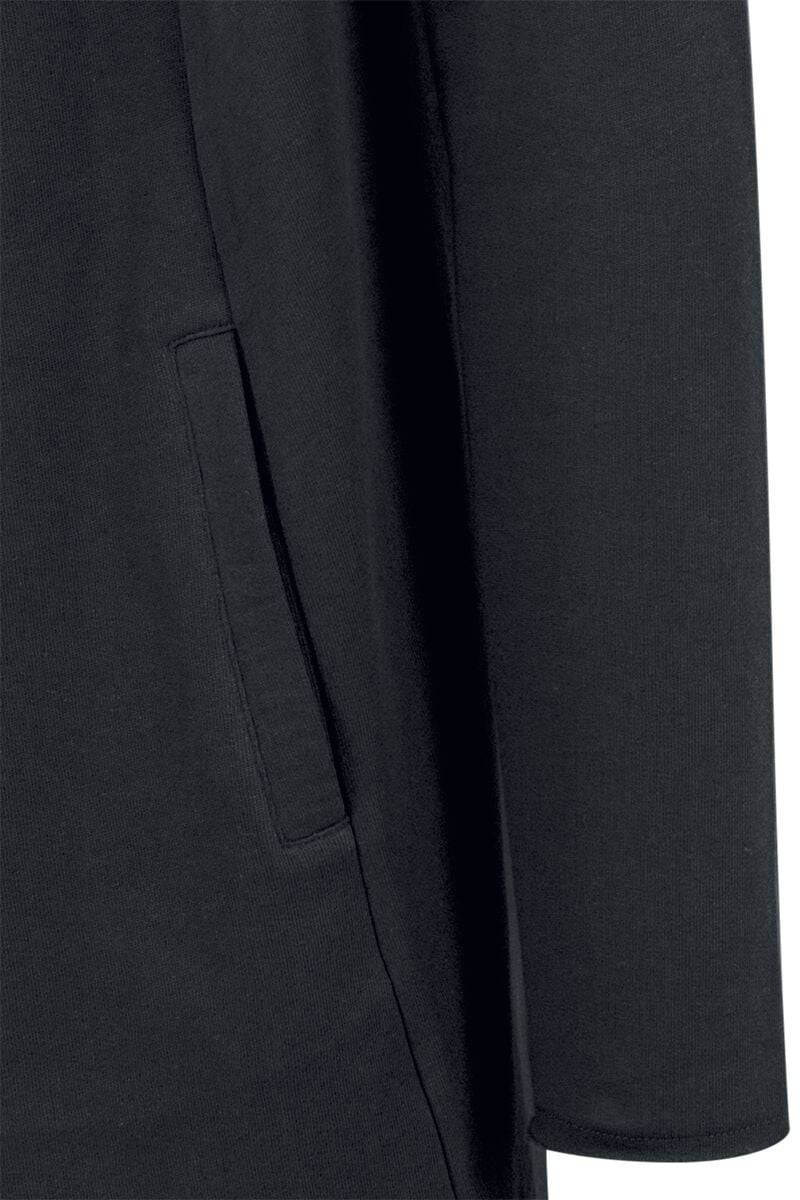 EMP "Long Hooded Open Edge Cardigan" Cardigan schwarz von Urban Classics 2025