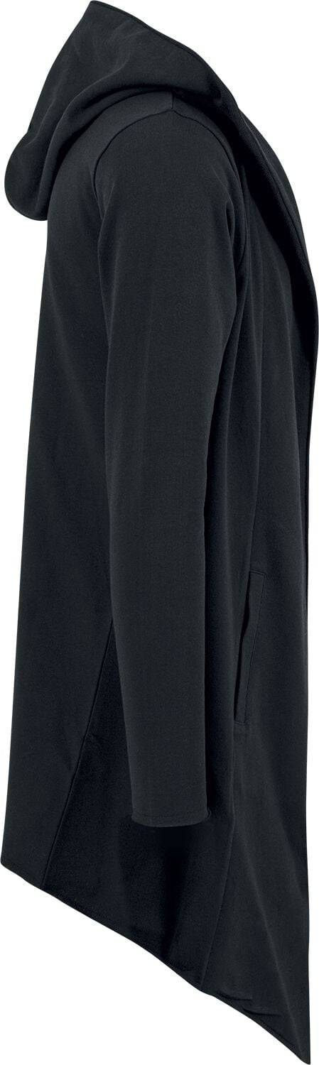 EMP "Long Hooded Open Edge Cardigan" Cardigan schwarz von Urban Classics 2025