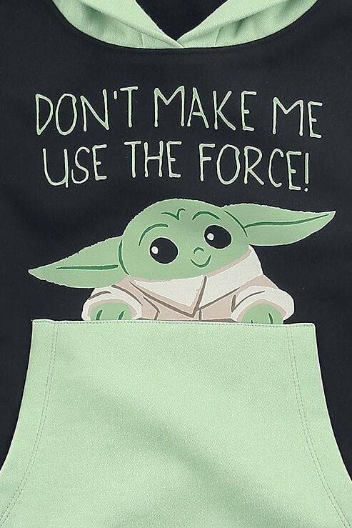 EMP "Don't Make Me Use The Force!" Kapuzenpullover schwarz/grün von Star Wars im Angebot