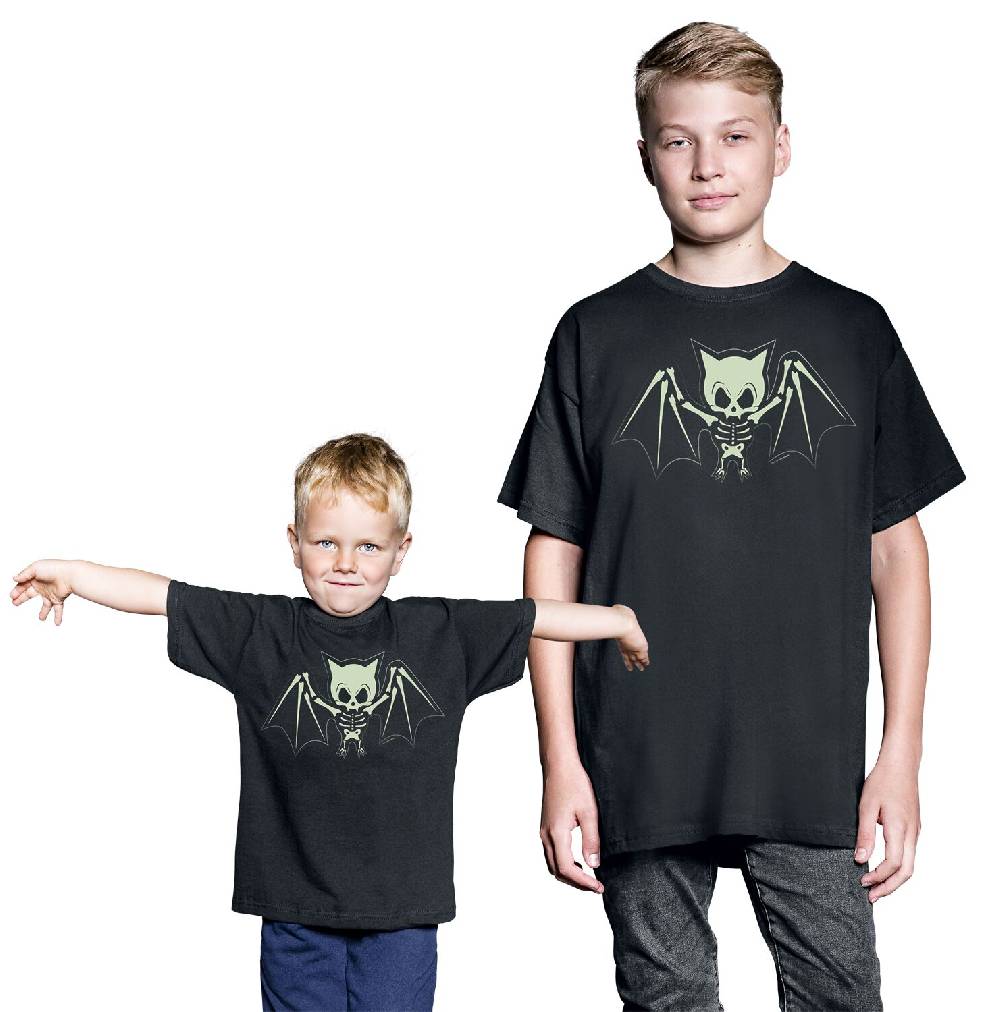 EMP "Kids - Fledermaus Skelett" T-Shirt schwarz von Tierisch Blitzverkäufe
